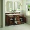 James Martin Vanities 60'' Double Vanity, Mid-Century Walnut w/ 3 CM Eternal Marfil Quartz Top 424-V60D-WLT-3EMR - alternate 3